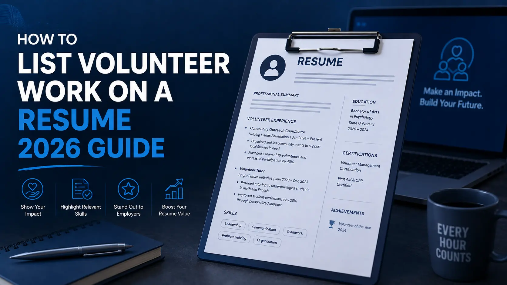 How to List Volunteer Work on a Resume 2026 Guide